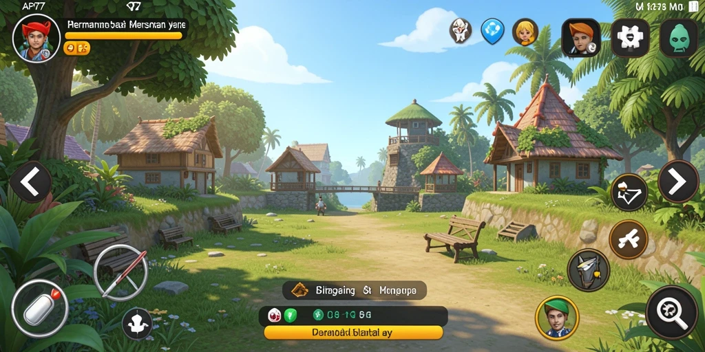 Tampilan gameplay seru dan menenangkan dari API77.