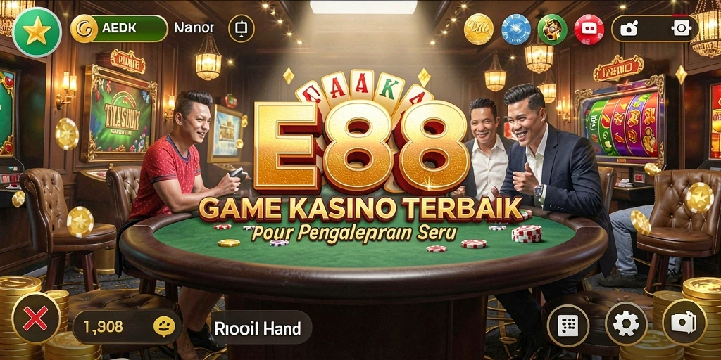 Tampilan gameplay E88 yang seru dan menarik.