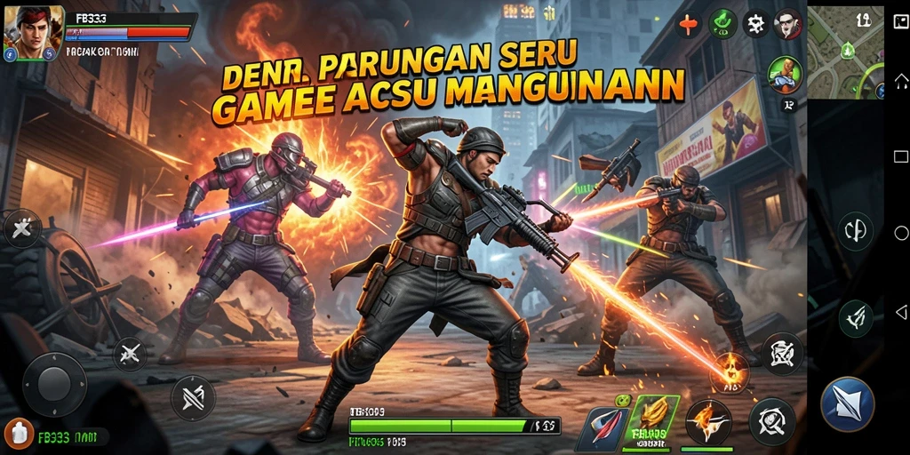 Tangkapan layar gameplay FB333 yang penuh aksi dan petualangan seru.