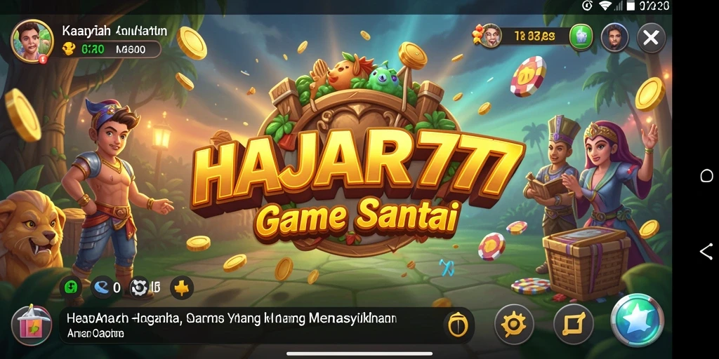 Screenshot gameplay HAJAR777 yang menunjukkan aksi seru.