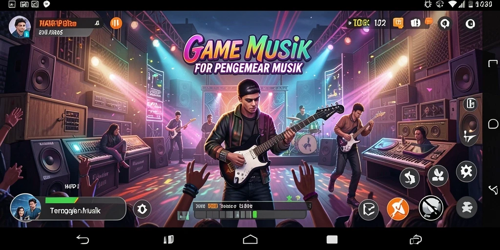 Tampilan gameplay HARAPJP yang menakjubkan dengan berbagai efek visual.
