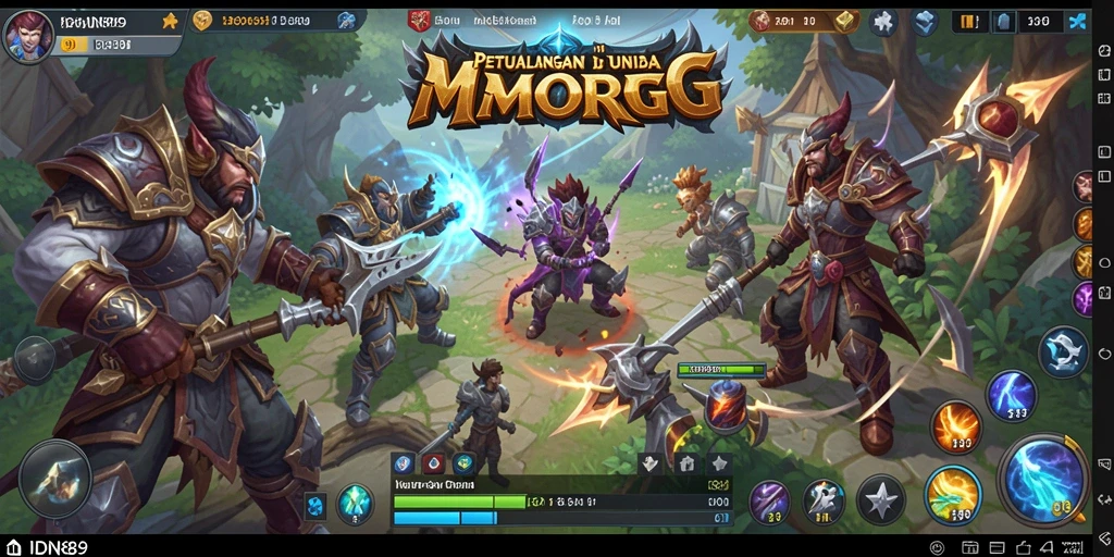 Tampilan gameplay seru di IDN89 dengan grafik menawan.