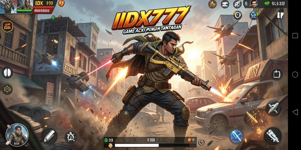 Tampilan gameplay IDX777 yang menegangkan dan penuh aksi.