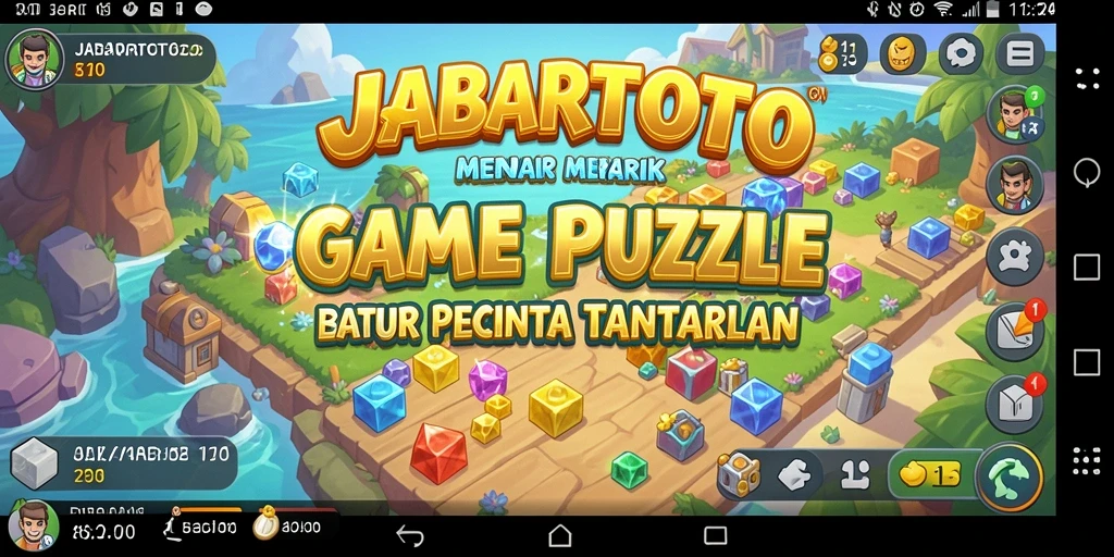 Tampilan gameplay JABARTOTO yang menarik dan penuh tantangan puzzle.