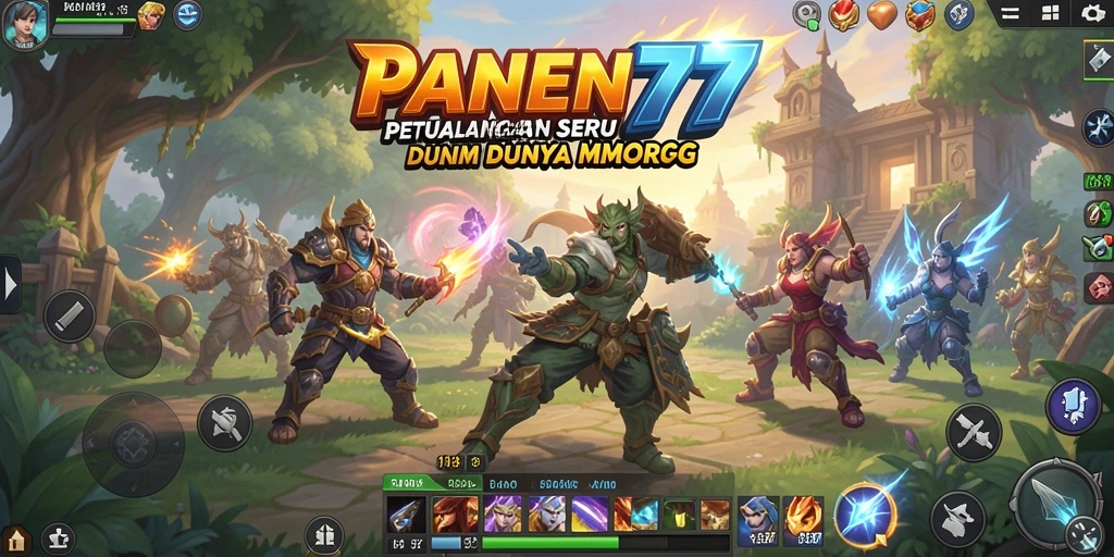 Gameplay seru dalam dunia fantasi MMORPG yang menawan.