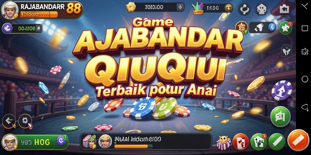 Tampilan menarik dari permainan QiuQiu di RAJABANDAR88.